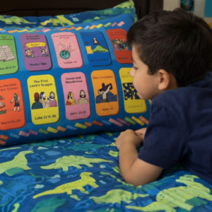 Blue-NIV-Youth Pillowcase